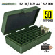 62, Кейс для калибра 345ТК на 50 патронов (хаки), , 610 ₽, Ammobox 345TK, , Пистолетные кейсы